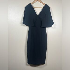 Dress the Population Louisa Midi Black Size Small